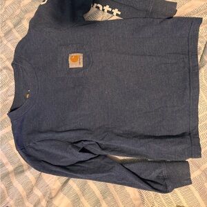 Carhartt Blue Kids Long Sleeve Shirt